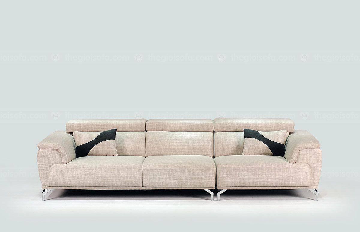 Mẫu sofa hiện đại với chất liệu nỉ cao cấp đầy êm ái và thoải mái