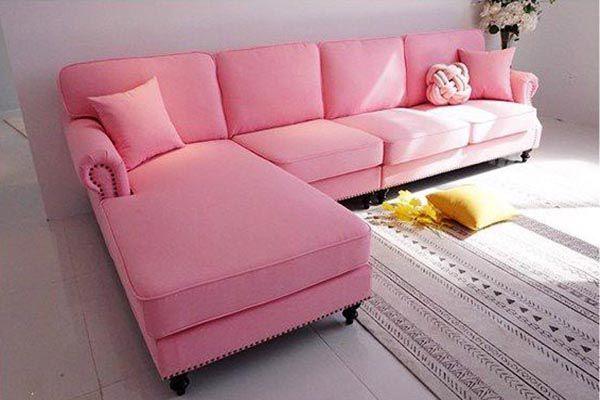 Mua ghế sofa màu hồng ở đâu uy tín