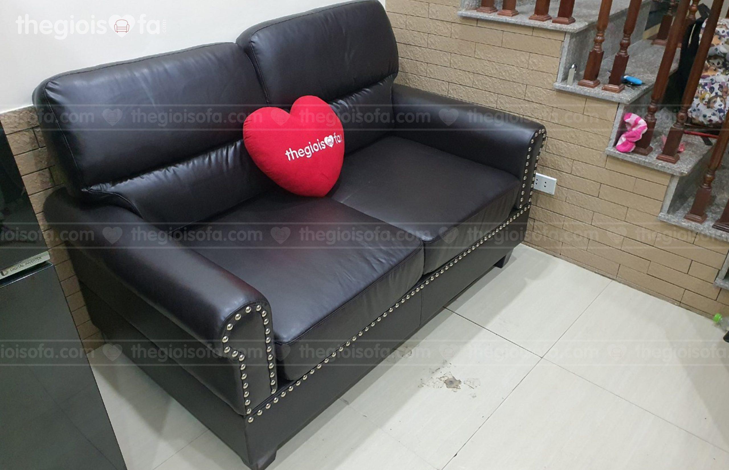Giao hàng sofa da Pu cao cấp Sofa văng Sofaland Vasanti 2S cho chị Dương tại Ngõ Trại Cá – Quận Hai Bà Trưng