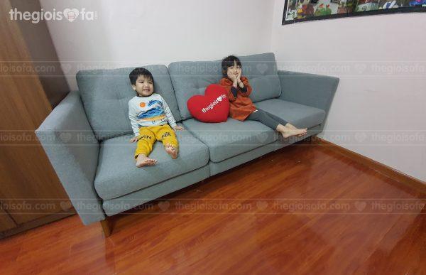 Giao hàng combo sofa văng cao cấp Sofaland Morren và ghế xoay 360 độ cho anh Linh tại 621 Hồng Hà – Mua sofa Quận Hoàn Kiếm