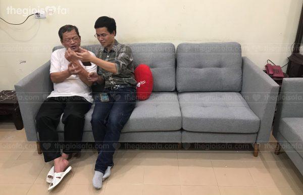 Giao hàng sofa băng vải Sofaland Morren cho chị Hà tại Tập thể nhà máy pin Văn Điển – Mua sofa huyện Thanh Trì – Hà Nội