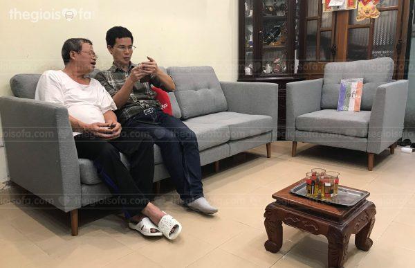 Giao hàng sofa băng vải Sofaland Morren cho chị Hà tại Tập thể nhà máy pin Văn Điển – Mua sofa huyện Thanh Trì – Hà Nội