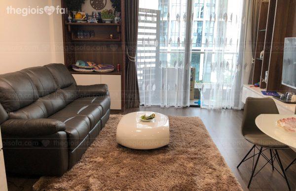 Giao hàng sofa da thư giãn Olivia cho chị Hiền tại Vinhome Symphony – S3.03 – mua sofa Quận Long Biên