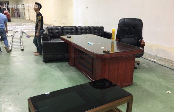 Giao hàng sofa góc da Vista cho anh Giáp tại 109 Trường Chinh – Mua sofa Quận Thanh Xuân