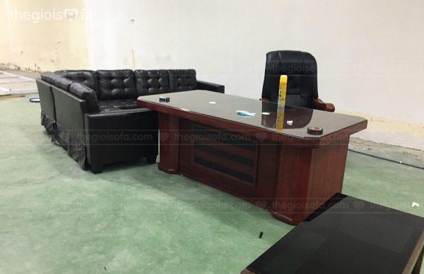 Giao hàng sofa góc da Vista cho anh Giáp tại 109 Trường Chinh – Mua sofa Quận Thanh Xuân