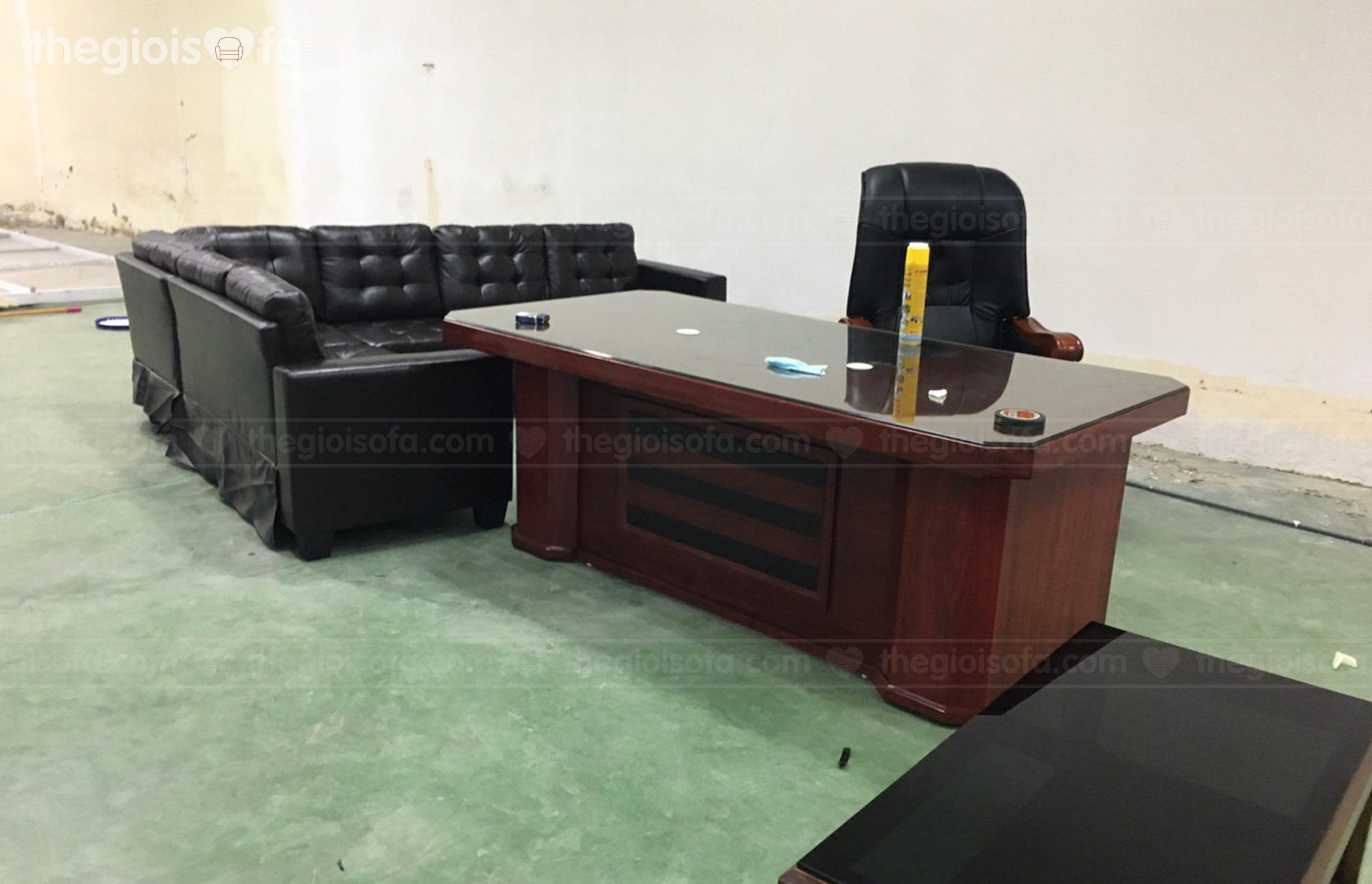 Giao hàng sofa góc da Vista cho anh Giáp tại 109 Trường Chinh – Mua sofa Quận Thanh Xuân
