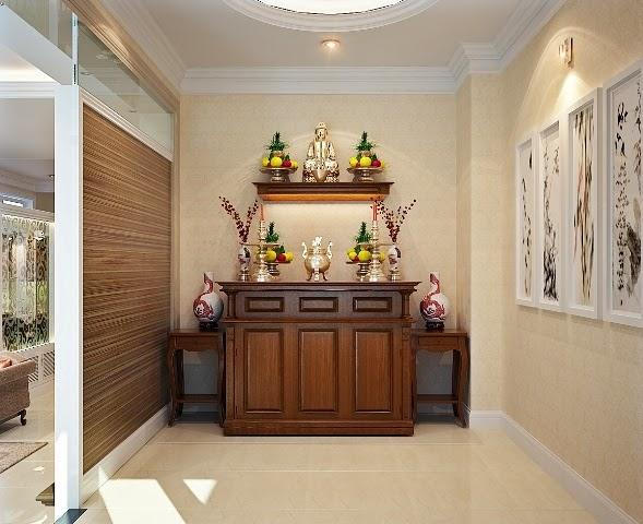 Hướng phòng thờ hợp phong thủy nhà ở cho người tuổi Đinh Dậu