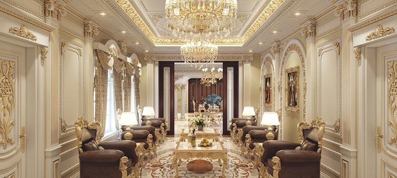 Nội thất luxury cho phòng khách