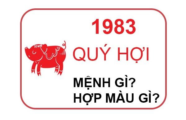 Sinh năm 1983 tuổi gì? Cung mệnh tuổi Qúy Hợi cho người 1983