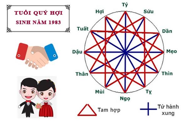 Người sinh năm 1983 hợp với tuổi nào?