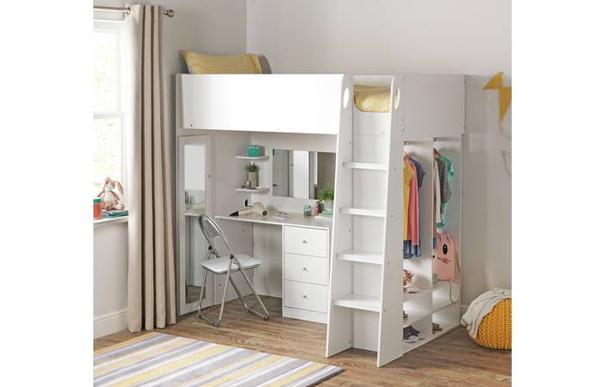 Giường tầng đa năng kết hợp bàn làm việc 