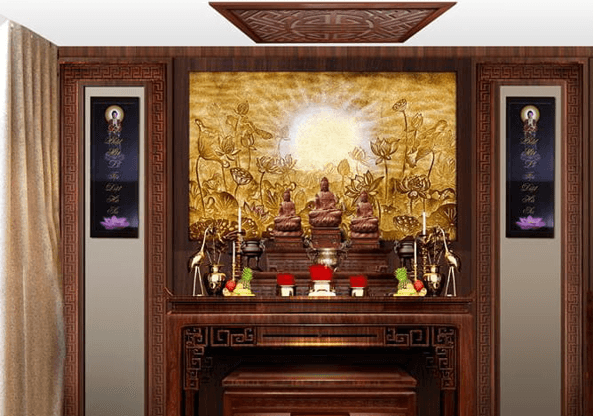 kích thước bàn thờ Phật tại nhà