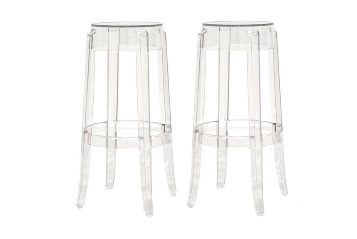 Ghế quầy bar Charles Ghost Stool