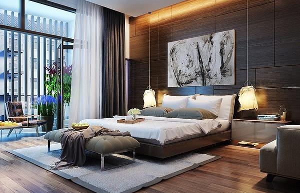 Đèn treo tường phòng ngủ hiện đại