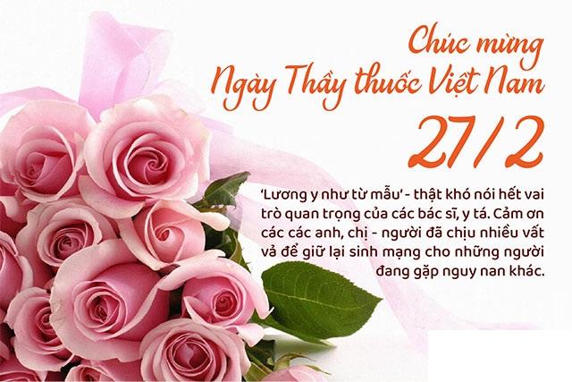 Chúc mừng ngày thầy thuốc Việt Nam