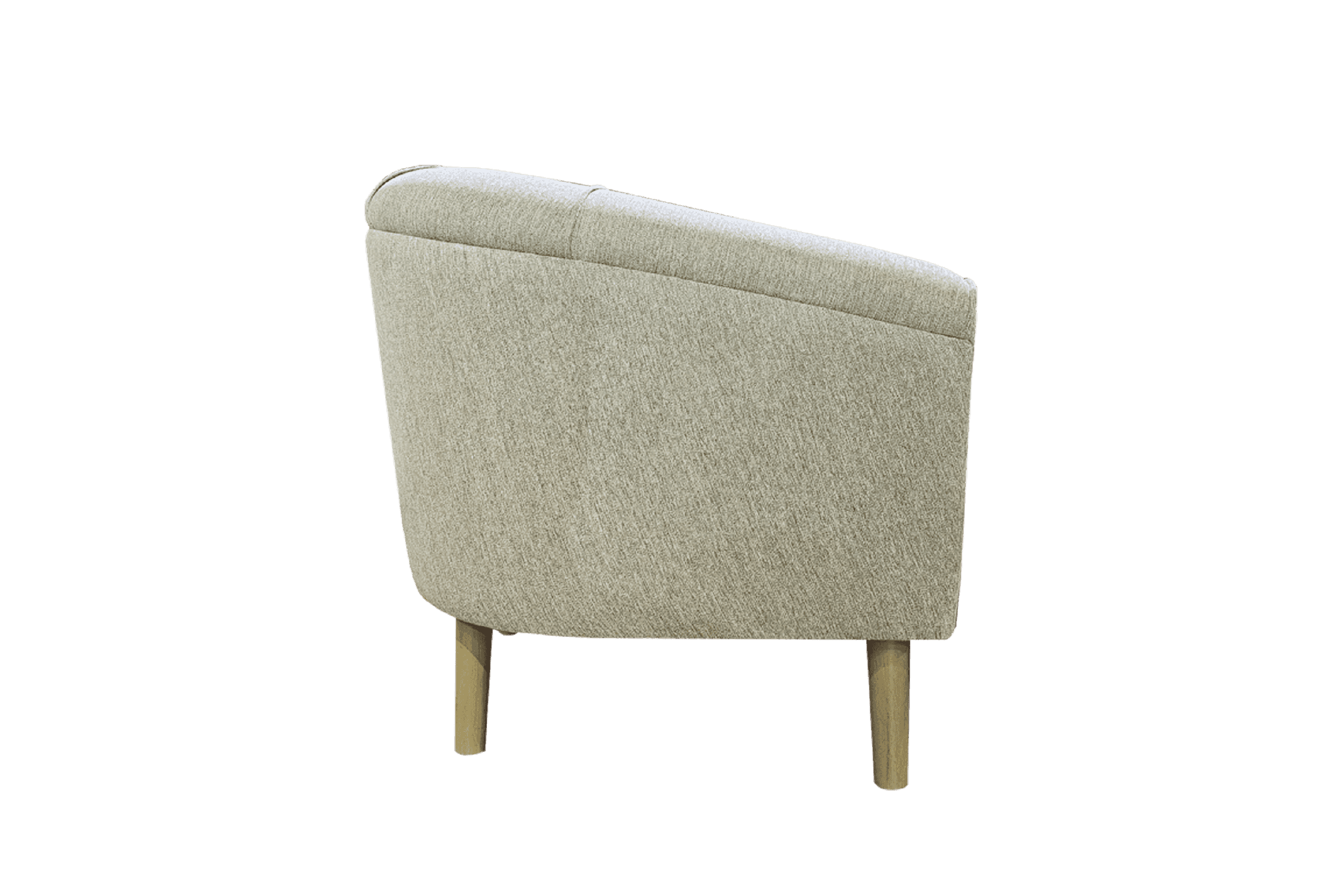 Sofa Đơn Sofaland GENEVE LOUNGE vải màu ghi đậm 86x81x76