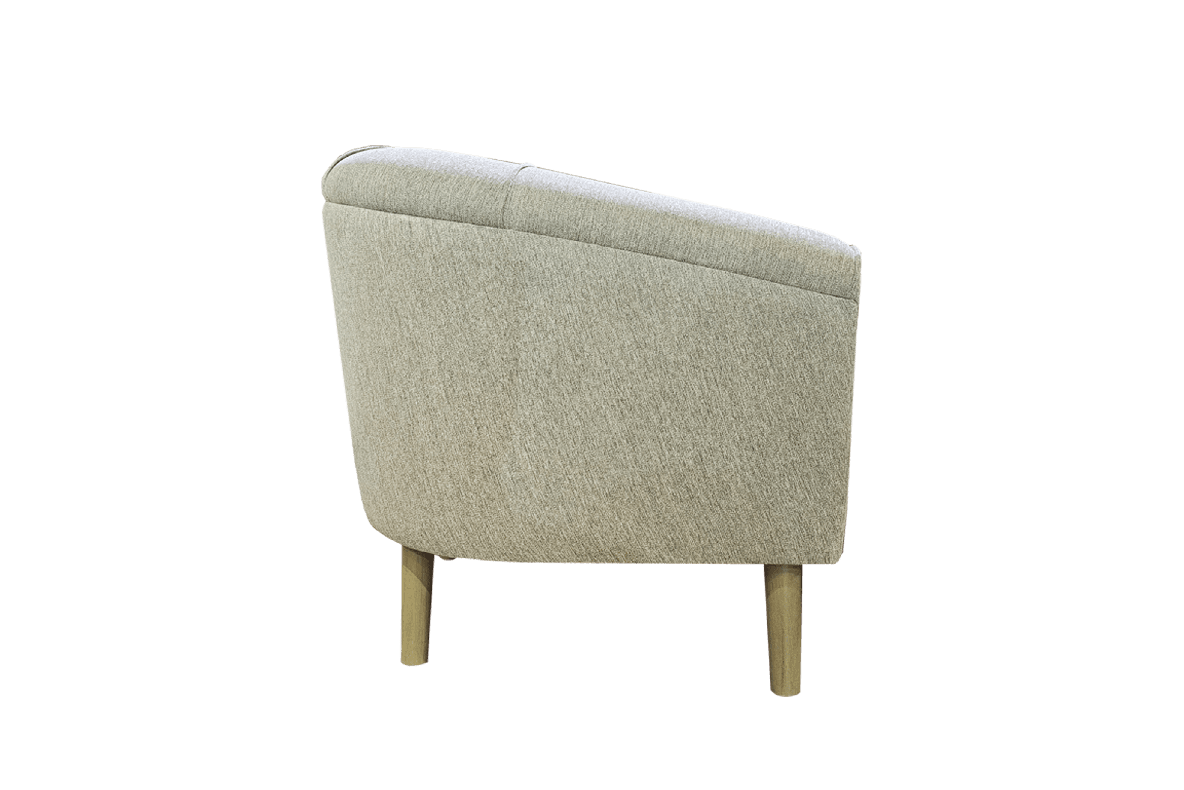 Sofa Đơn Sofaland GENEVE LOUNGE vải màu ghi đậm 86x81x76