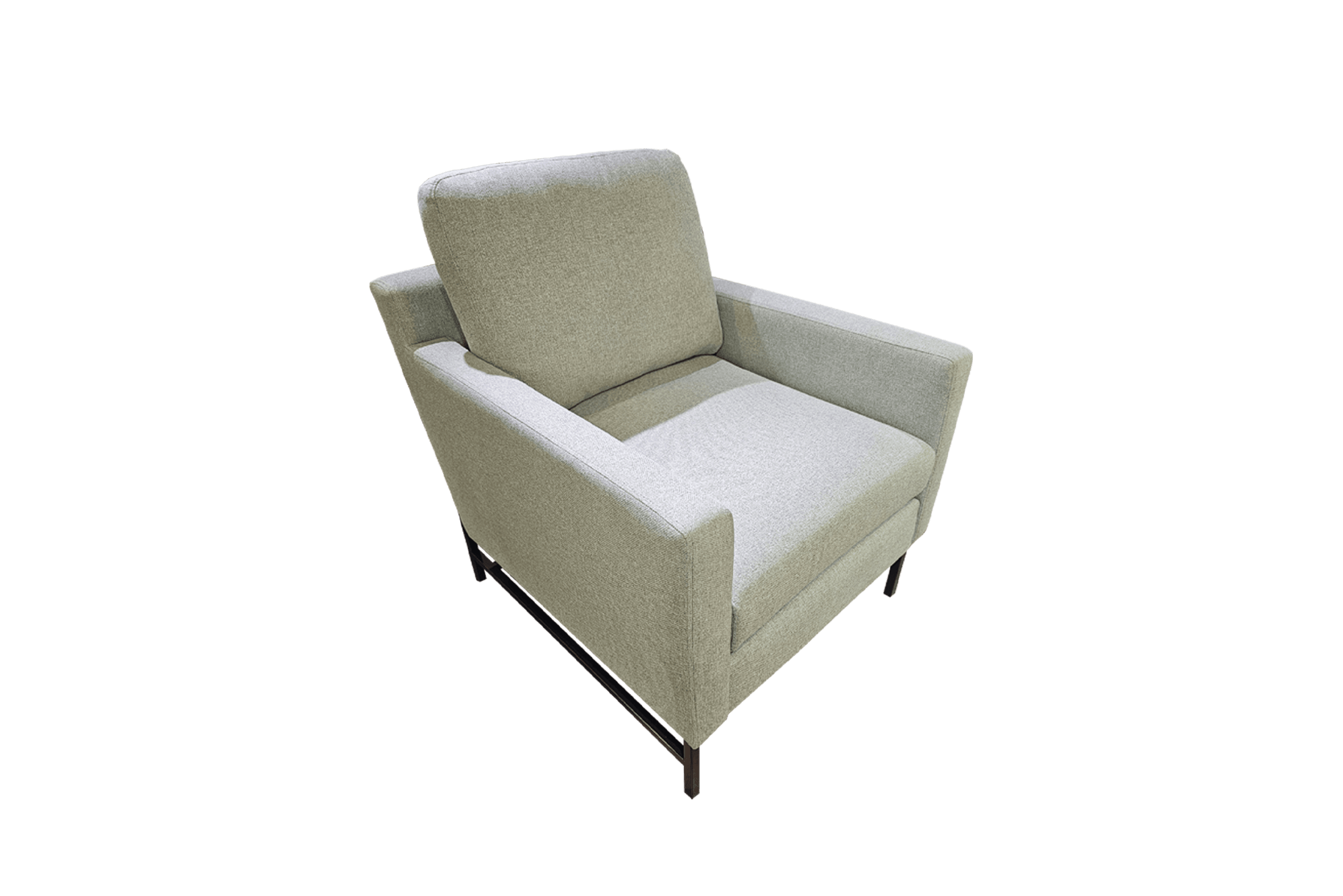 Sofa Đơn Sofaland REGAN LOUNGE vải màu ghi nhạt 75x86x82
