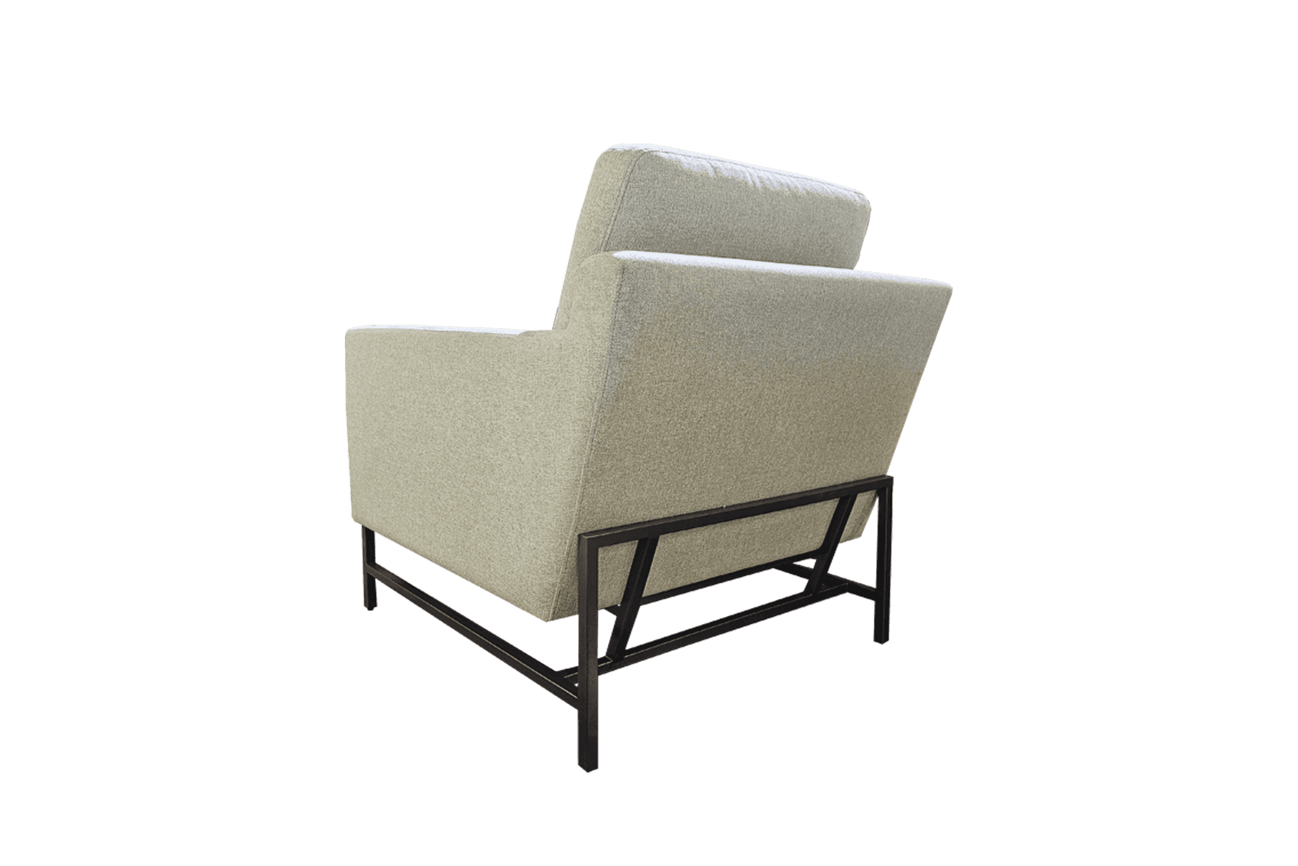 Sofa Đơn Sofaland REGAN LOUNGE vải màu ghi nhạt 75x86x82