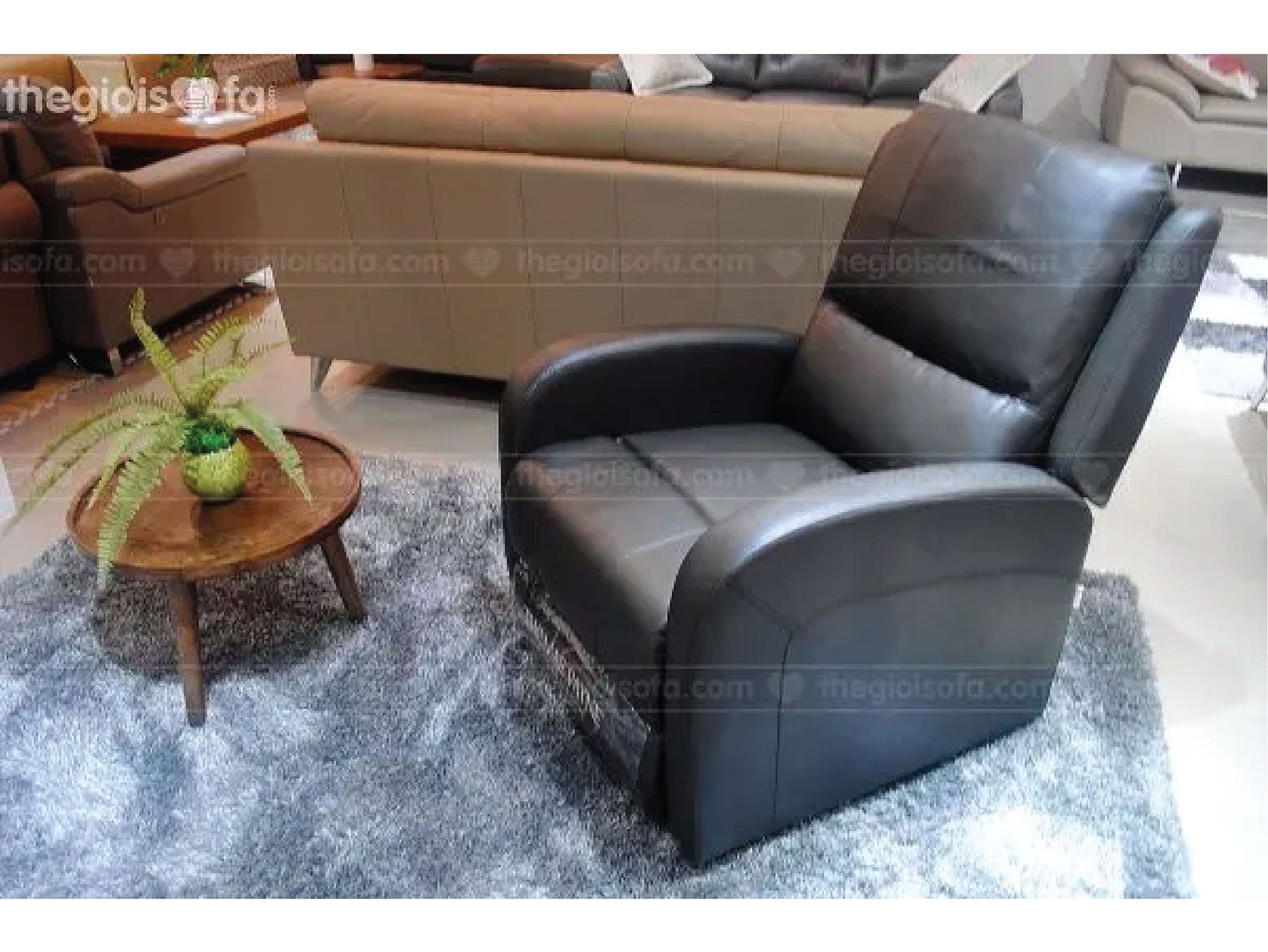 Sofa Chỉnh cơ Sofaland thư giãn MUSE da PU màu PU07 70x90x96