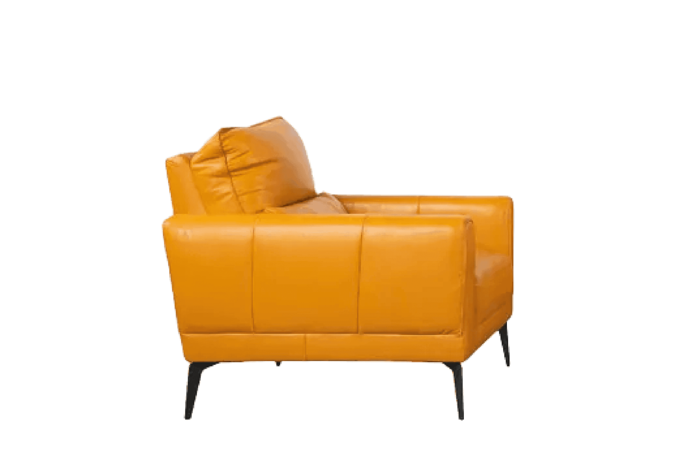 Ghế Sofa đơn Kuka KT.035 Da bò thật tiếp xúc Màu da bò 89x96x89
