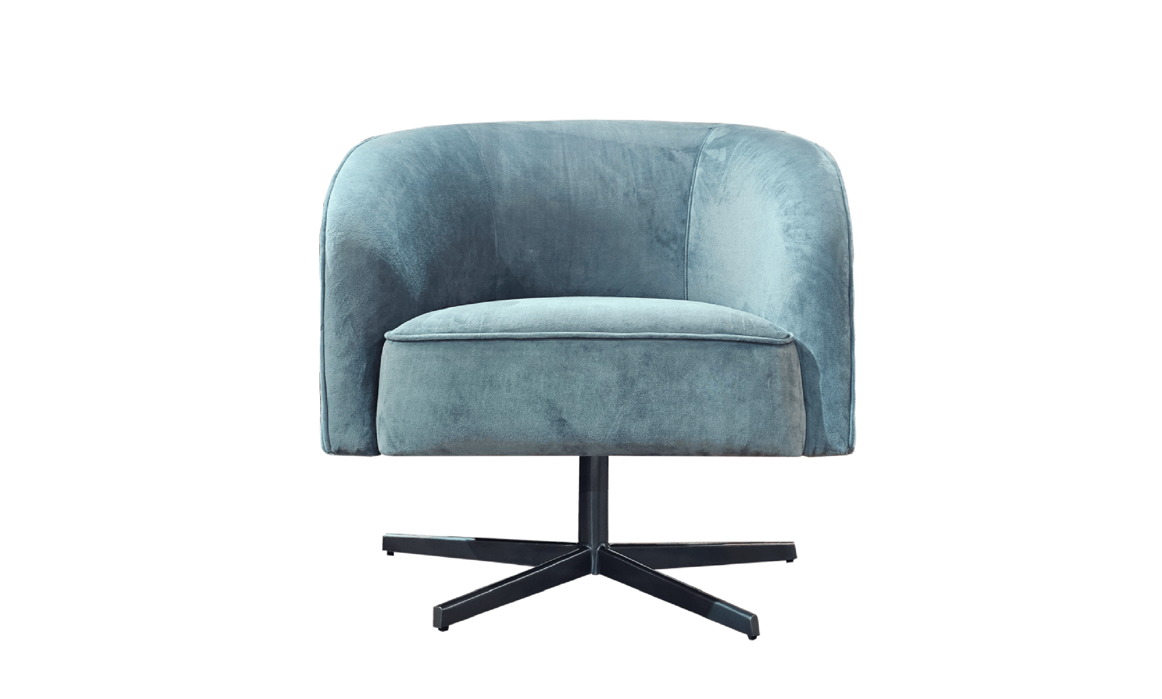 Sofa Đơn Sofaland JOCELYN SWIVEL nỉ màu ghi 79x74x74