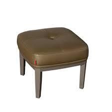 Đôn vuông Sofaland D832-B da bò thật 100% nhiều màu sắc 45x45x43