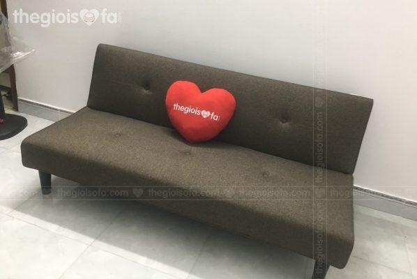 Giao hàng Sofa giường đa năng Maya Dark color cho cô Phóng tại HH2C Linh Đàm – Mua sofa Quận Hoàng Mai