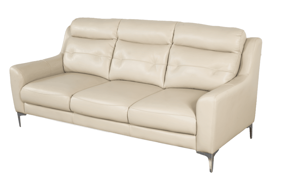 Sofa Văng Sofaland HILBERT da bò thật tiếp xúc màu be 205x91x95