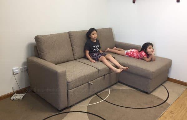 Bàn giao sofa giường đa năng Nunzio cho chị Nga tại chung cư Sunshine