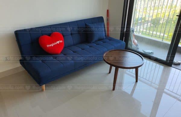 Giao hàng Sofa giường giá rẻ Sofaland Vera Blue cho anh Dương tại Ocean Park – Quận Thanh Xuân