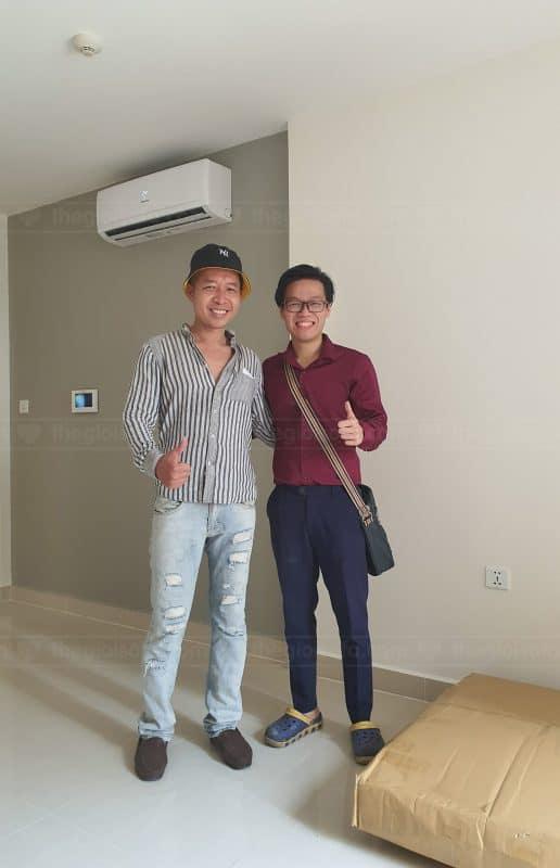 Giao sofa bed Marcy cho anh Dương ở Ocean Park