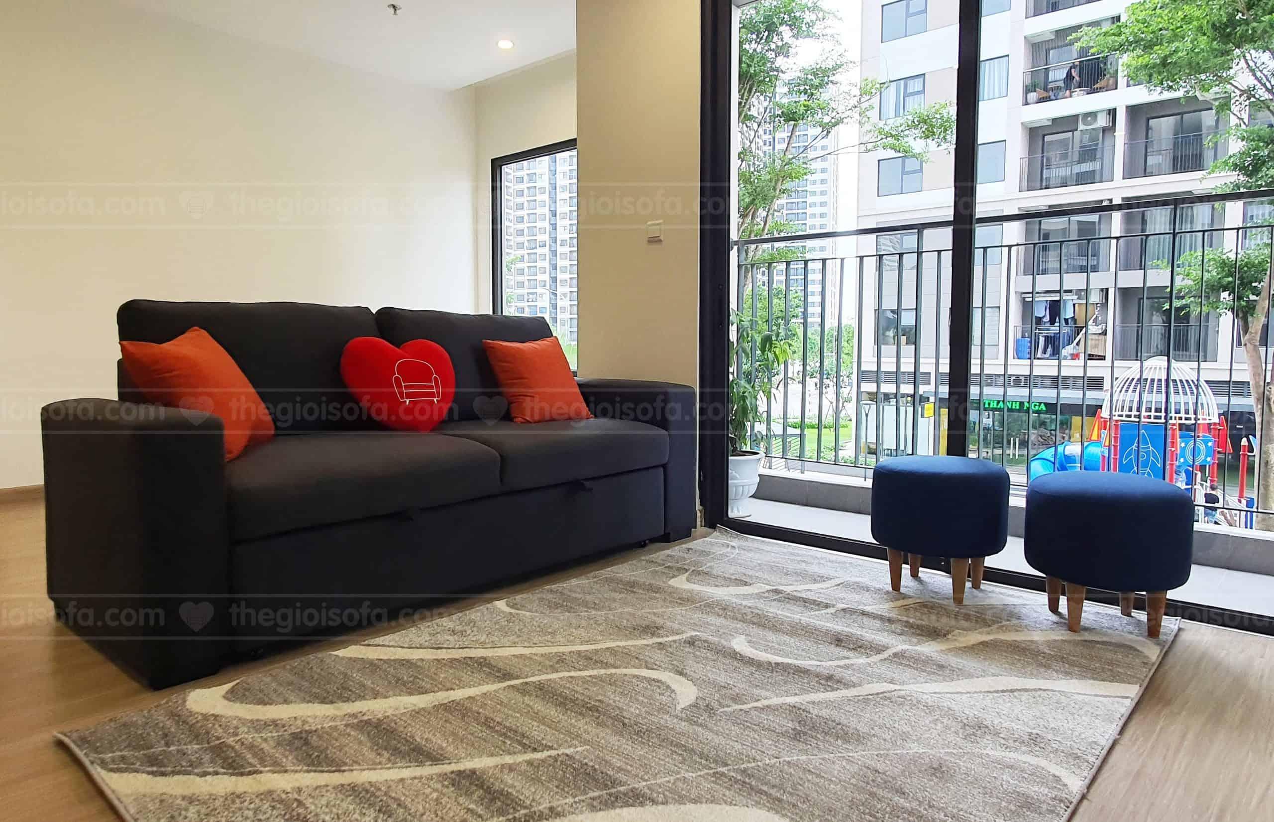 Giao sofa giường Vincenzo cho chị Nhung tại Ocean Park, Gia Lâm, Hà Nội