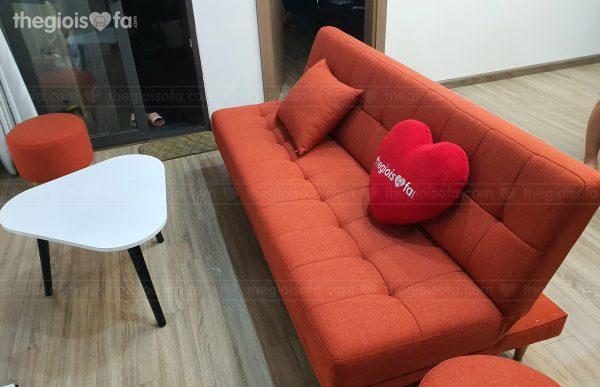 Giao hàng Sofa giường uy tín Sofaland Vera Oranges cho chị Hòa tại Đền Lừ - Quận Hai Bà Trưng