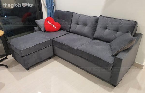 Giao hàng sofa góc đẹp Sofaland Eden cho chị Ly tại Ocean Park – Quận Gia Lâm