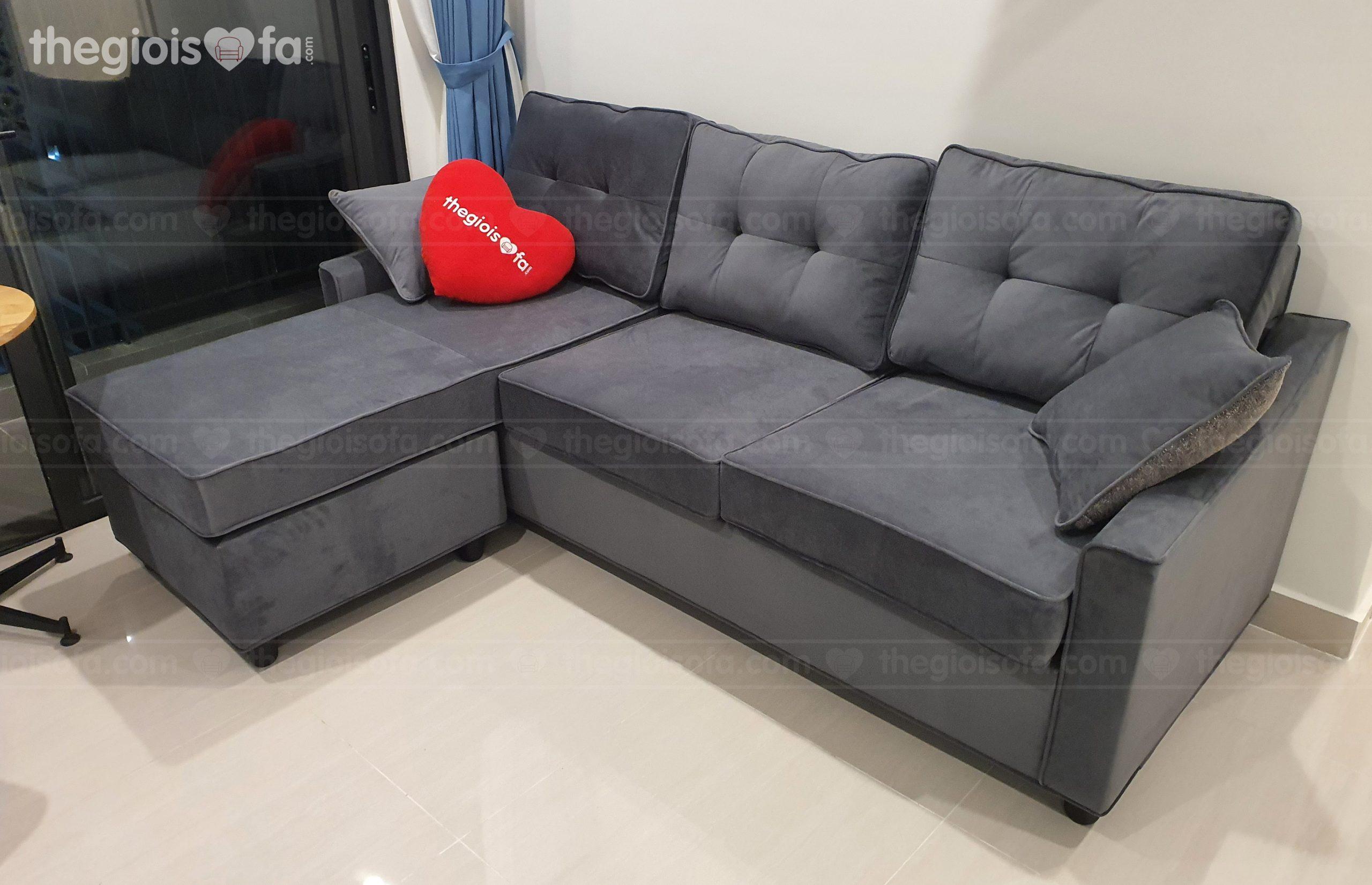 Giao hàng sofa góc đẹp Sofaland Eden cho chị Ly tại Ocean Park – Quận Gia Lâm