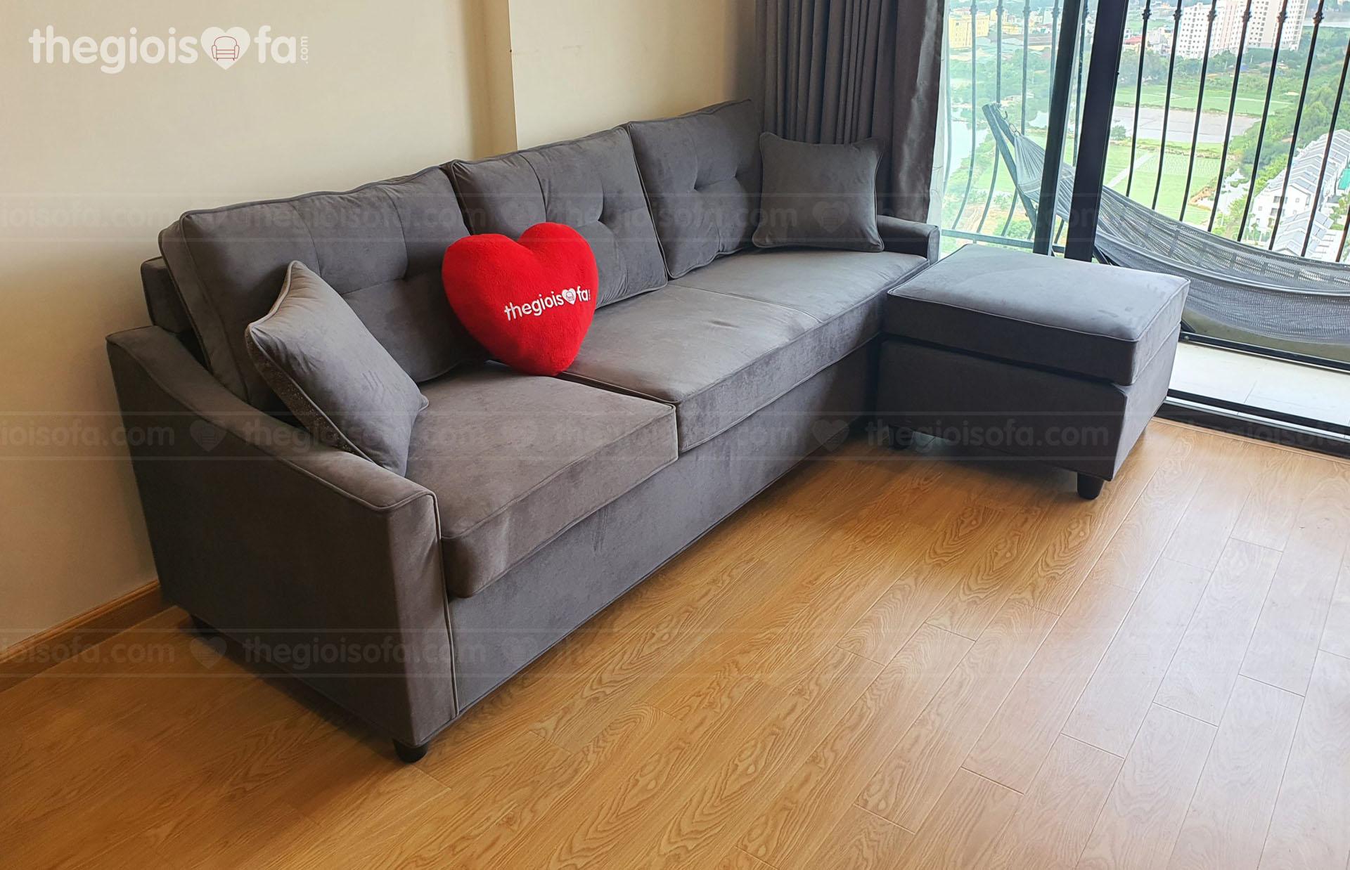 Giao hàng sofa Sofaland Eden cho anh Việt tại chung cư Gelexia Riverside 885 Tam Trinh