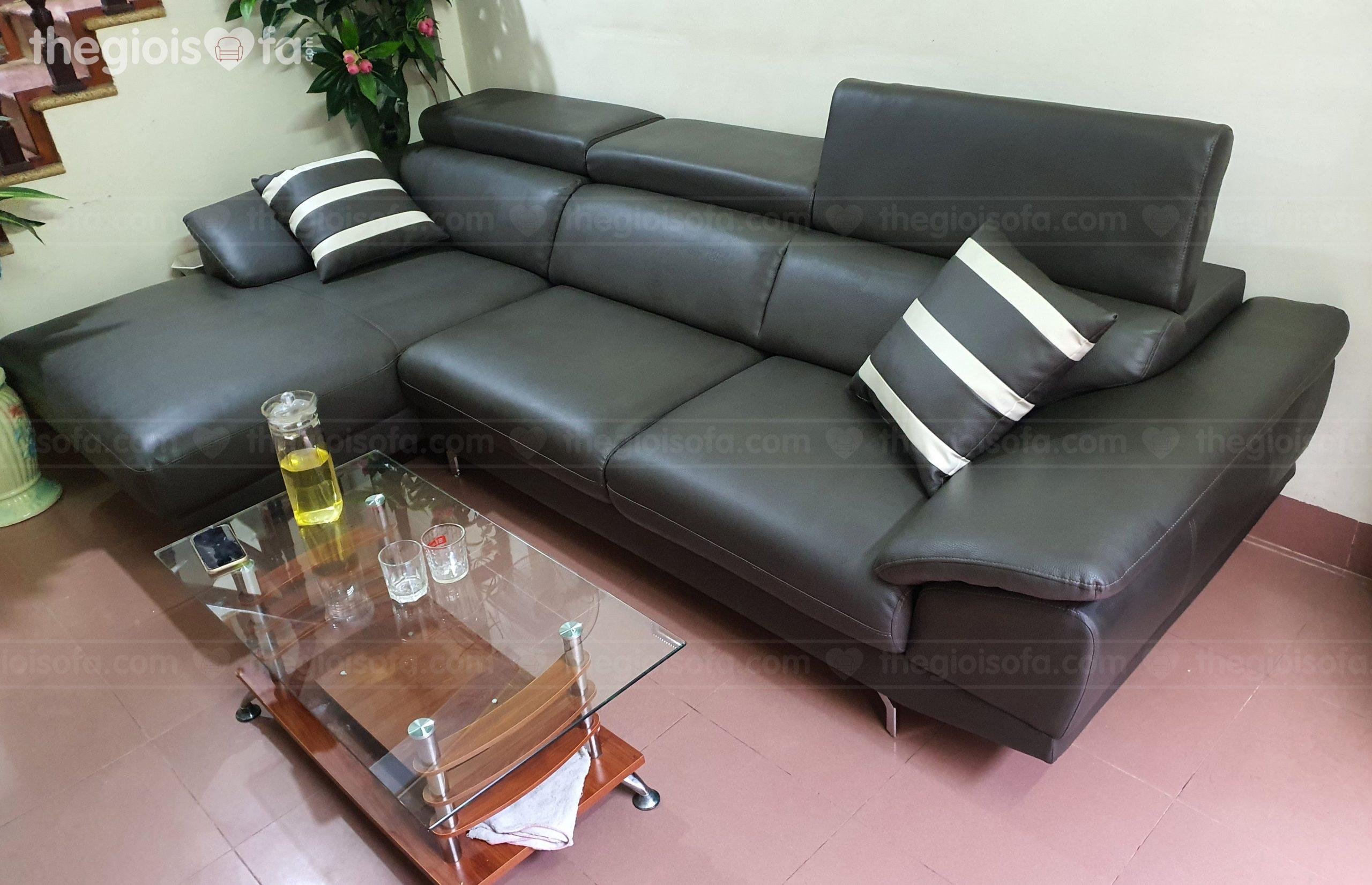 Giao hàng Sofaland KLIEN 1/3 Corner cho chị Nga tại Ngân hàng Nhà nước – Quận Đống Đa