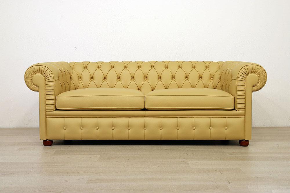 Mẫu sofa tân cổ điển đầy ấn tượng với màu vàng xa hoa