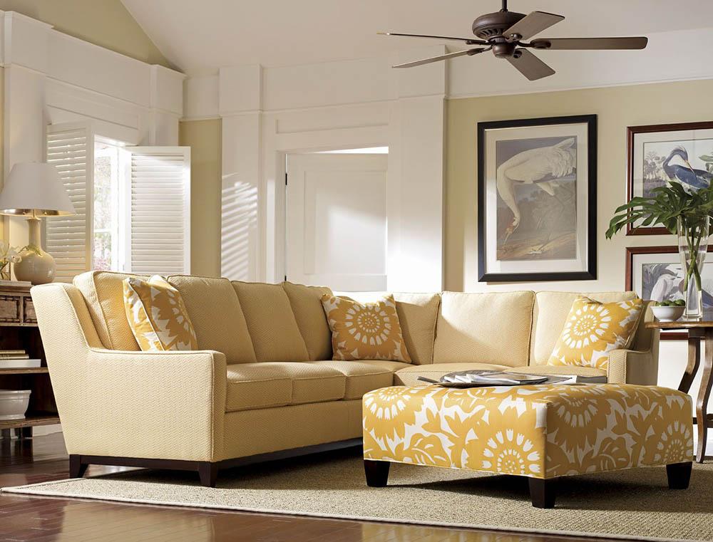 Mẫu sofa góc đầy trang nhã và thanh lịch cho phòng khách