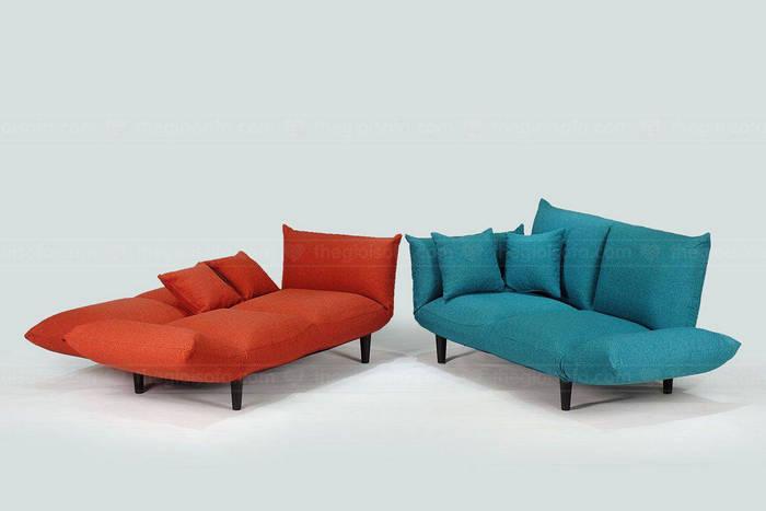 sofa màu xanh coban