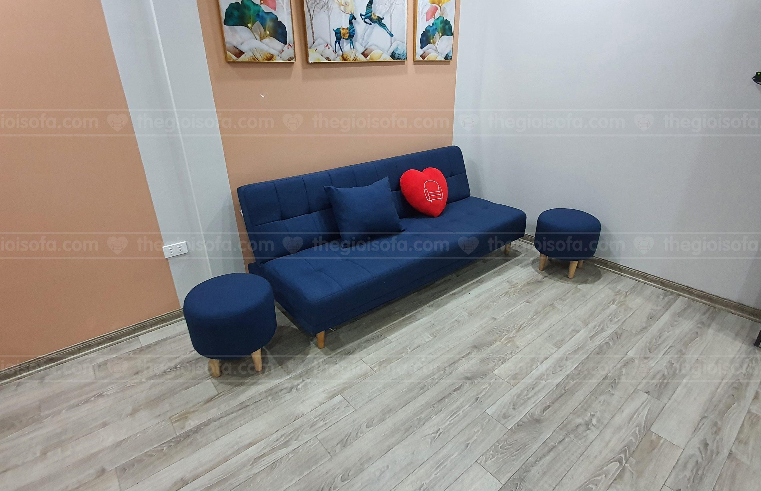 Giao hàng sofa giường Vera Blue cho chị Thủy ở tòa A chung cư Mandarin Garden – Trần Duy Hưng – Cầu Giấy – Hà Nội.
