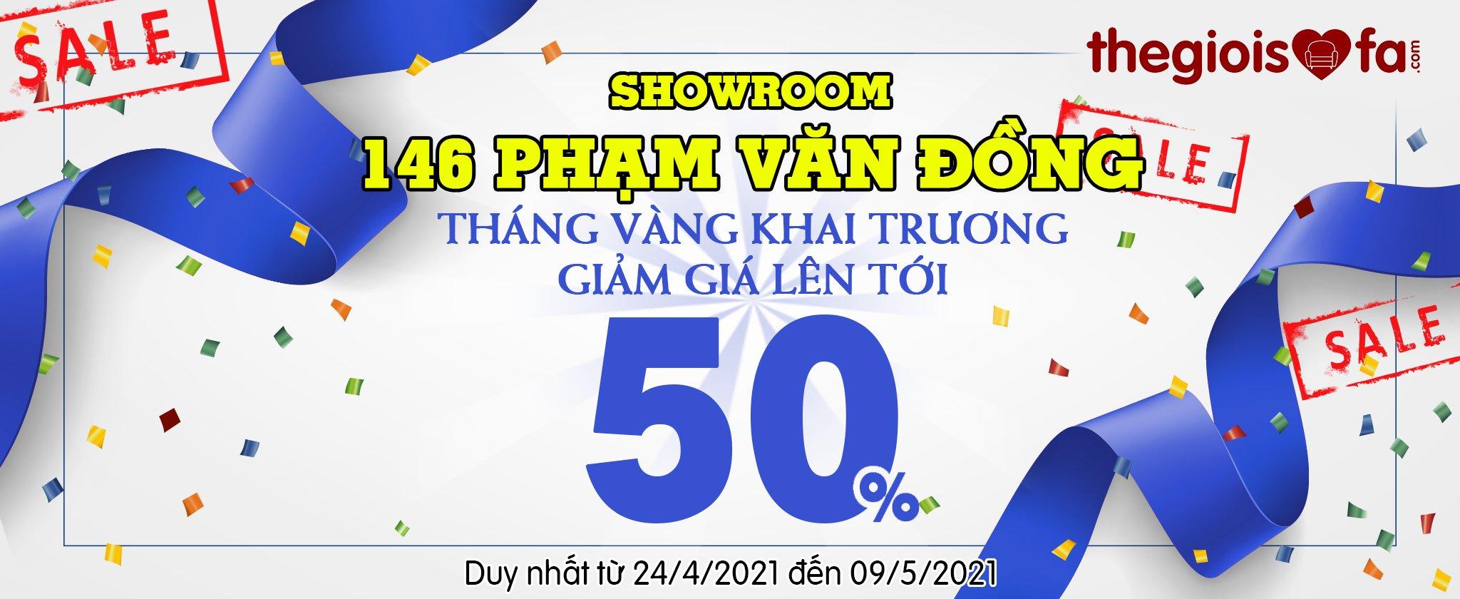 THẾ GIỚI SOFA – TƯNG BỪNG KHAI TRƯƠNG SHOWROOM PHẠM VĂN ĐỒNG – ĐÓN ƯU ĐÃI LỚN