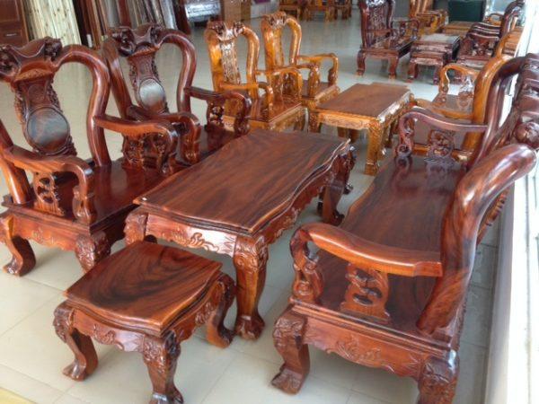 Bàn ghế gỗ hương