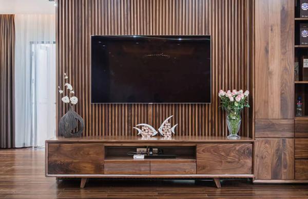 Kệ tivi gỗ óc chó