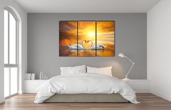 Tranh phong thủy phòng ngủ Mệnh Thổ